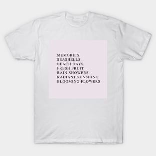 Summer memories - blush T-Shirt